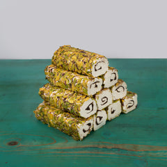 Rachatłukum Turecki Nugat Czekolada Pistacje