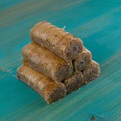 Aragostine stuffed with pistachio cream