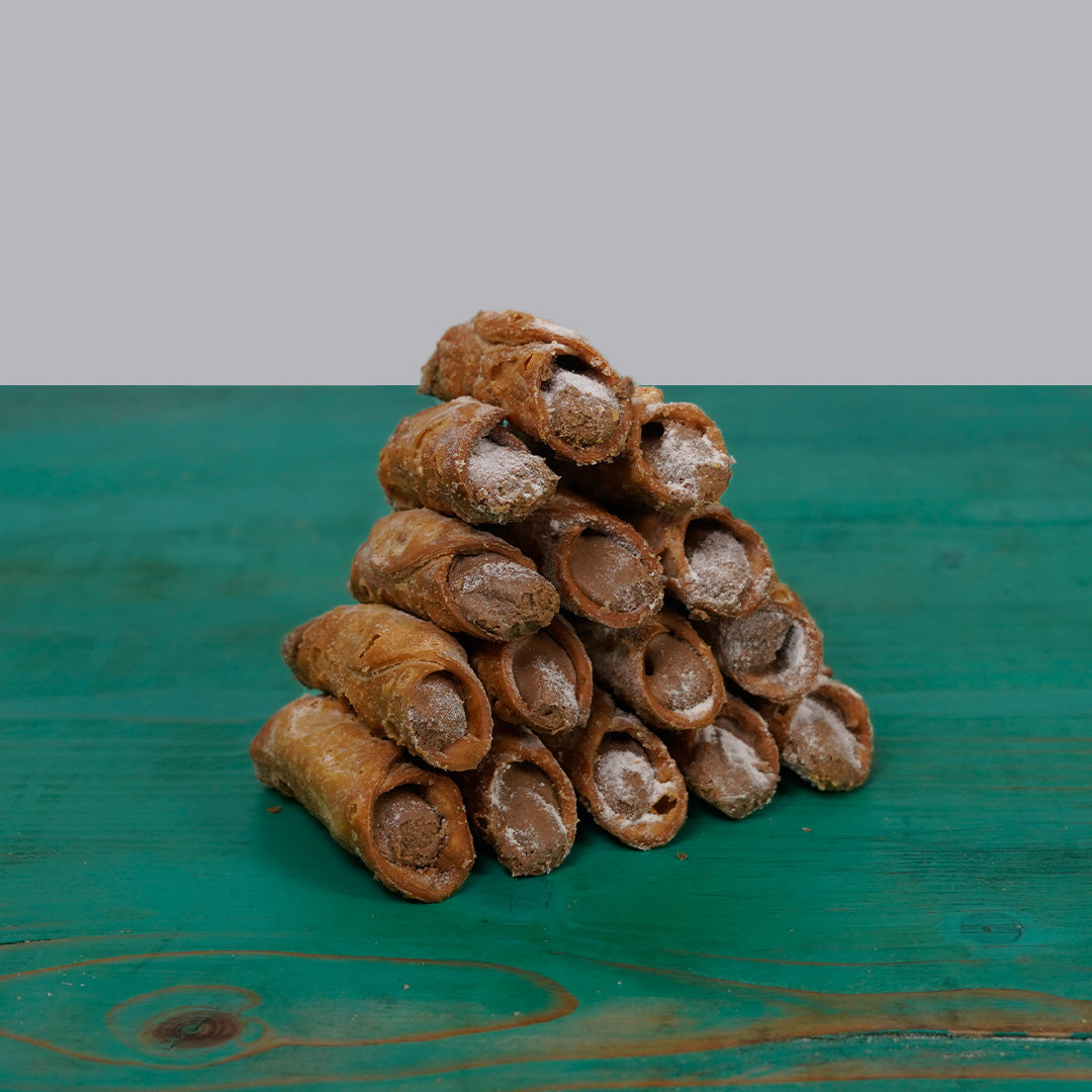 Aragostine stuffed with pistachio cream