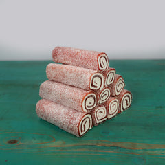 Banana Pasha Rolled Turkish Delight