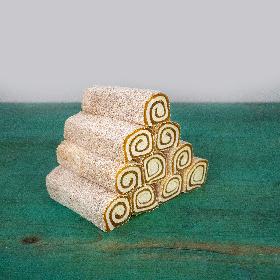 Banana Pasha Rolled Turkish Delight
